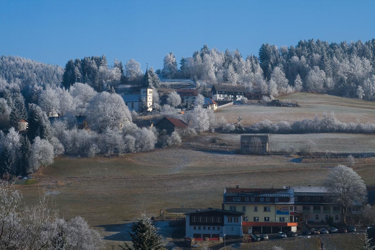 Ferienwohnung Haus Am Durrberg "St. Hubertus" Warmensteinach Bagian luar foto